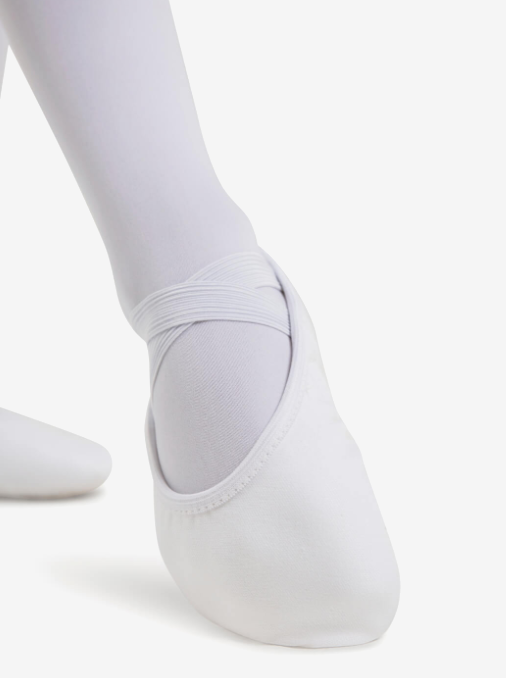 Capezio Hanami Canvas Split-Sole Ballet Shoe - Child - BLACK/WHITE