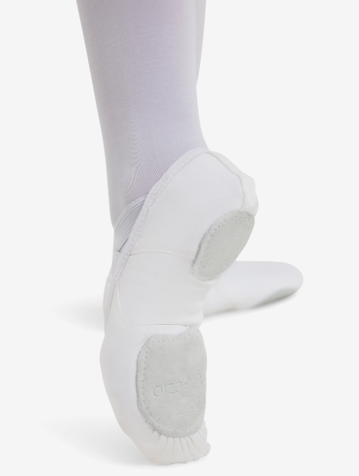 Capezio Hanami Canvas Split-Sole Ballet Shoe - Child - BLACK/WHITE