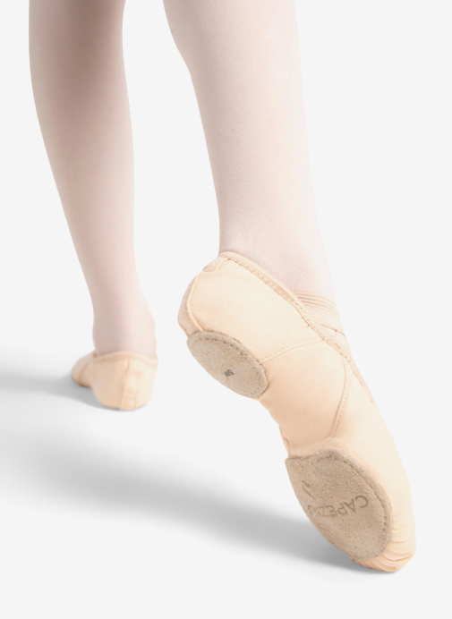 Capezio - Hanami Canvas Split Sole Ballet Shoe (Child)- Light Pink