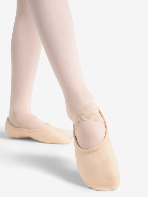Capezio - Hanami Canvas Split Sole Ballet Shoe (Child)- Light Pink