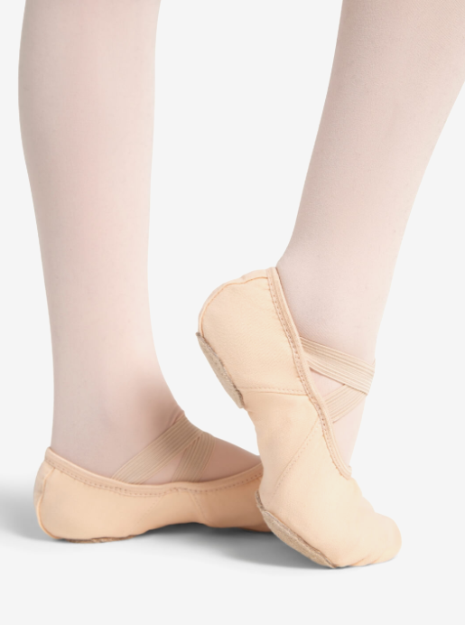 Capezio - Hanami Canvas Split Sole Ballet Shoe (Child)- Light Pink
