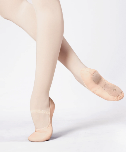 Energetiks Harper Ballet Shoe - Leather Full Sole (Child) BSC05 - Pink