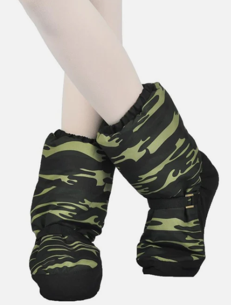 PW Dancewear Snuggle Boots - Camouflage