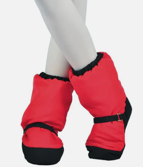 PW Dancewear Snuggle Boots - Red