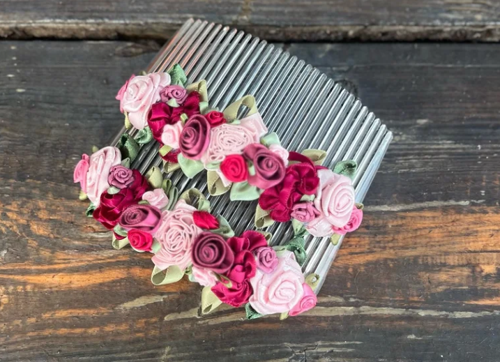 Ballerina Bun Blossoms - Romantic Combs