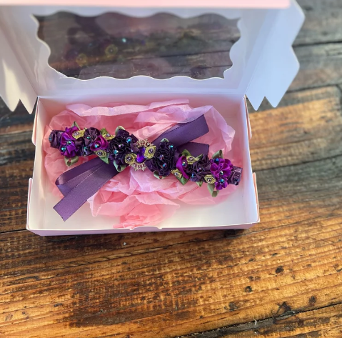 Ballerina Bun Blossoms - Variation Bunwrap with Centrepiece