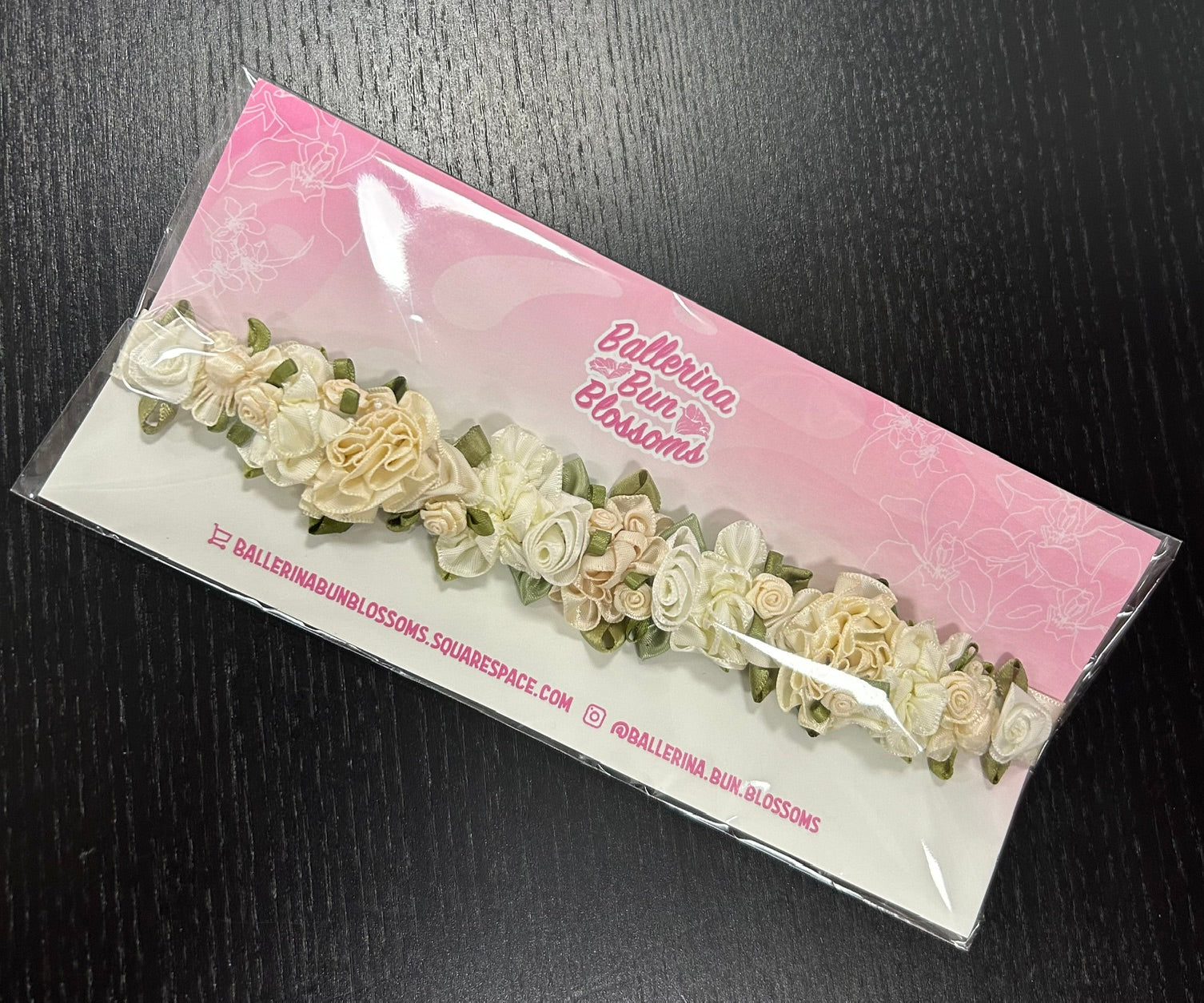 Ballerina Bun Blossoms - XL Bunwrap