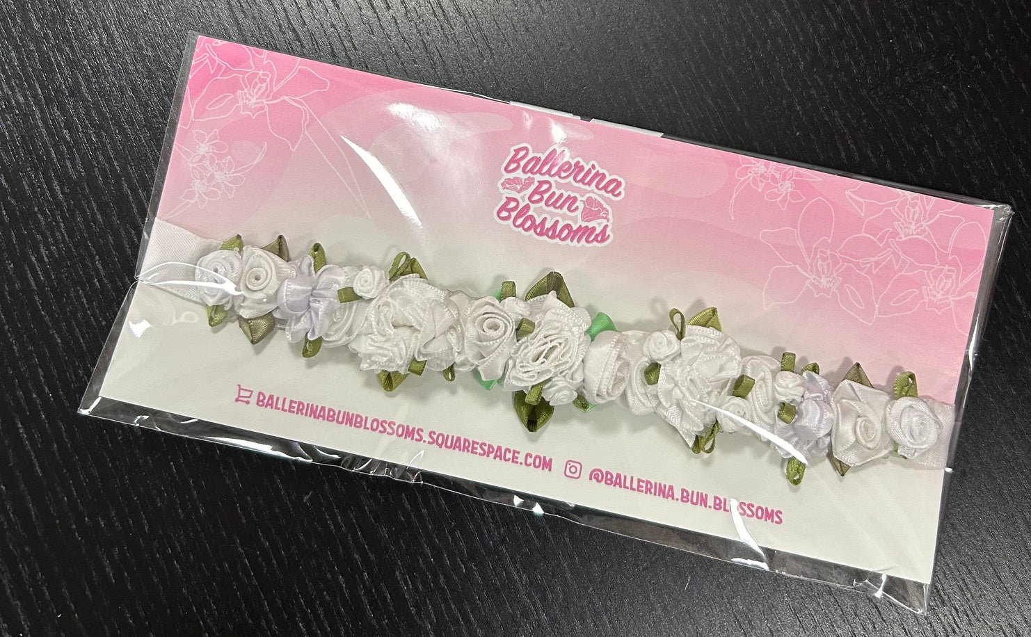 Ballerina Bun Blossoms - XL Bunwrap