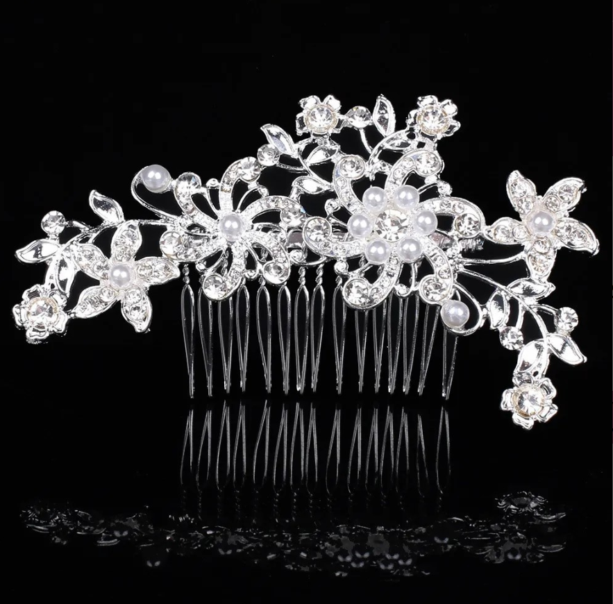 Zara Rhinestone Hair Comb, KySienn