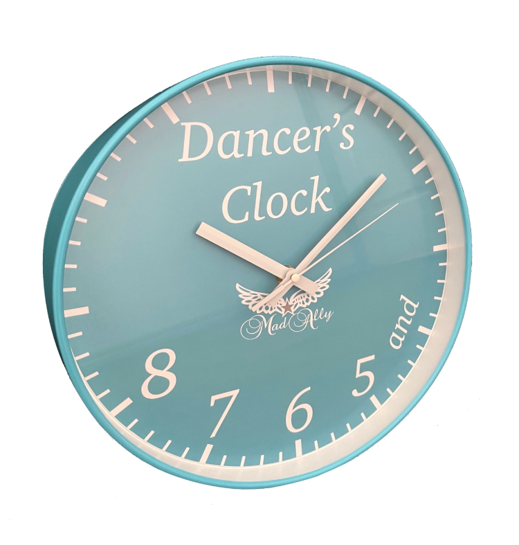 Dancers Clock - Blue