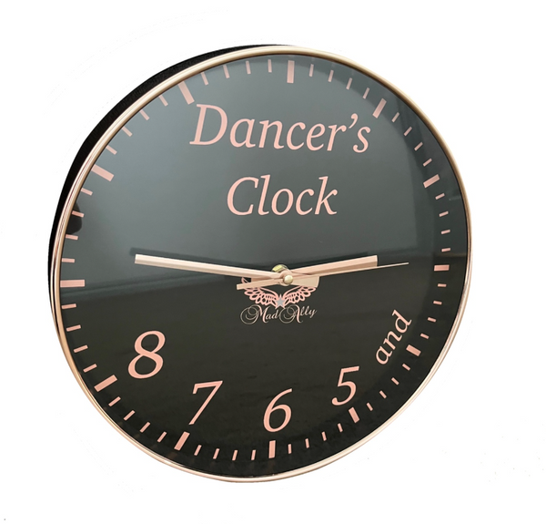 Dancers Clock - Rose Gold