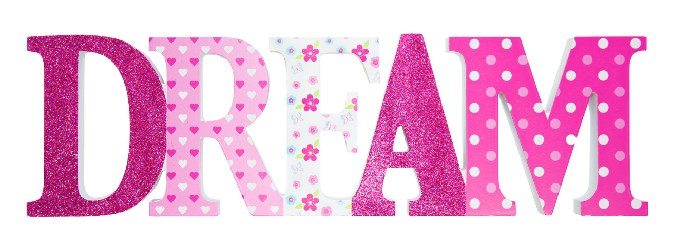 Dream Sign - Pink, Purple or Blue