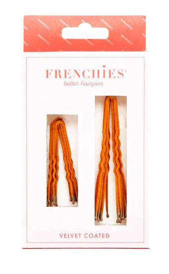 FRENCHIES Velvet Hairpins - RED