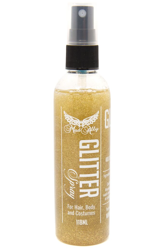 Glitter Spray; Gold