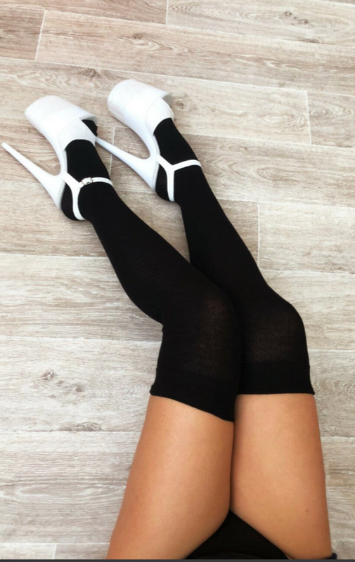 Thigh High Socks - Black