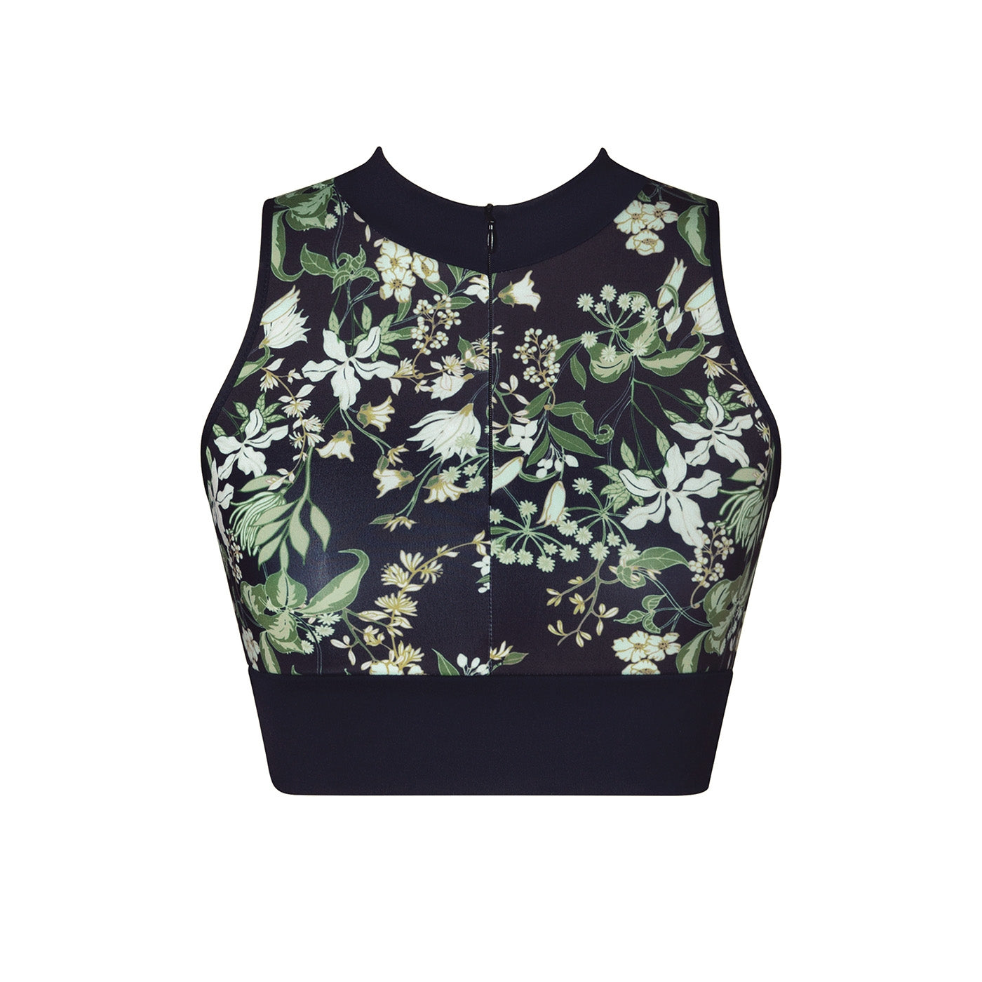 Kity Zip Crop Top, Botanica Collection