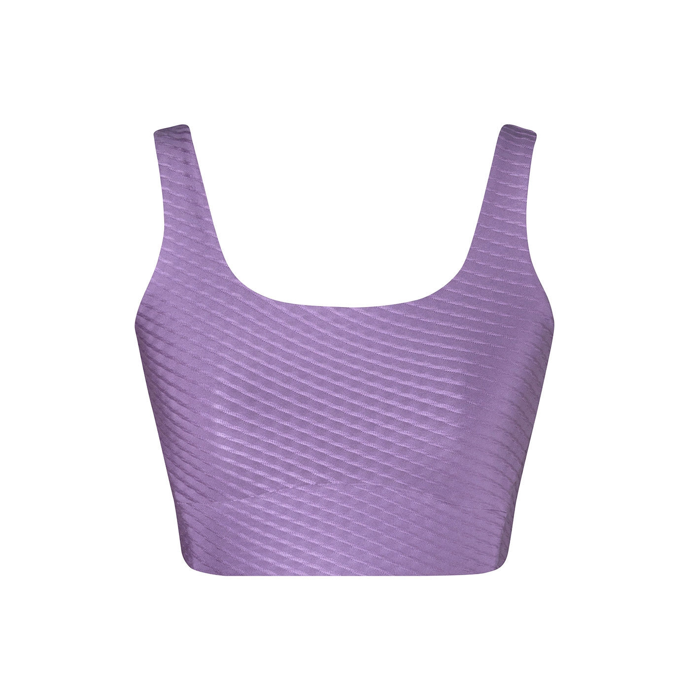 Tori Crop Top, Black & Orchid - Allegro Collection