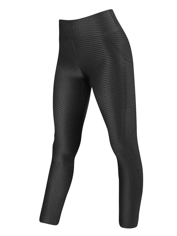 Sabre Legging, Black & Orchid - Allegro Collection