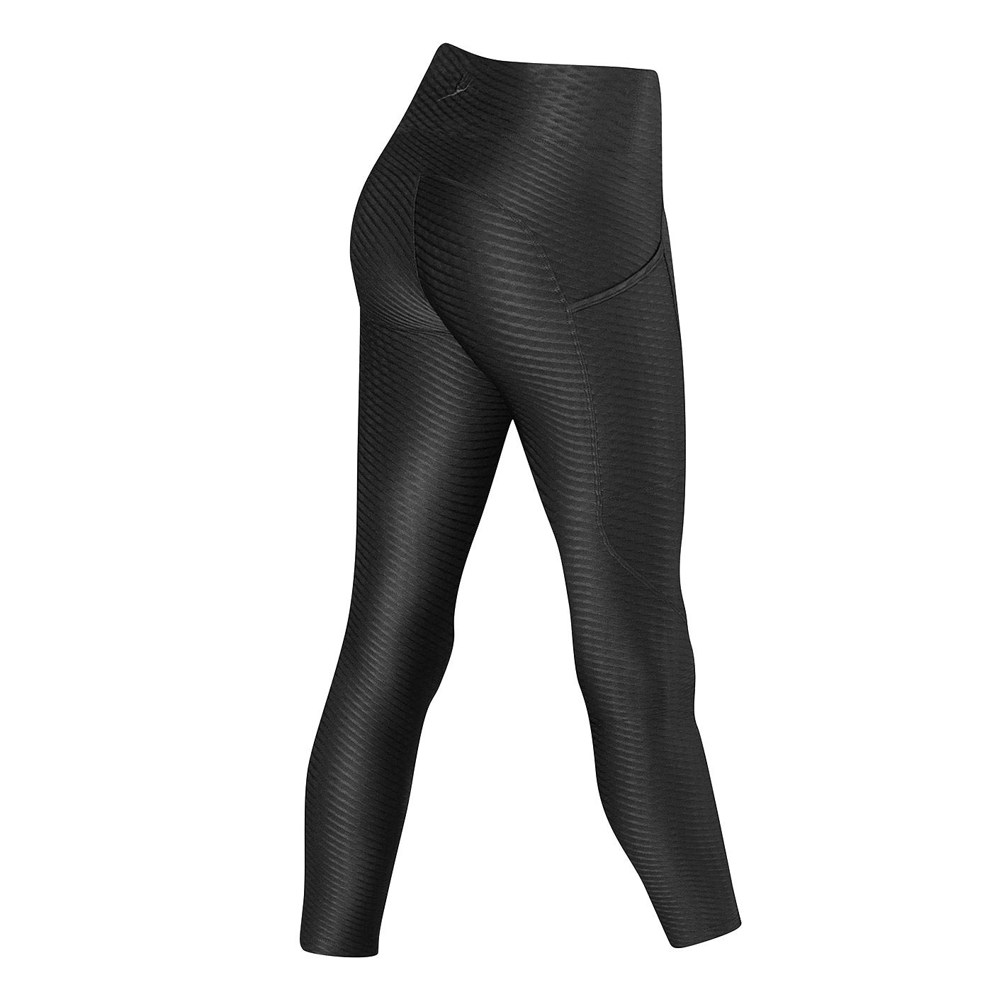 Sabre Legging, Black & Orchid - Allegro Collection