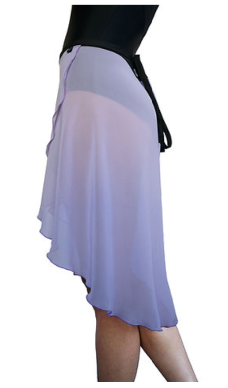 Long Wrap Skirt - Lavender