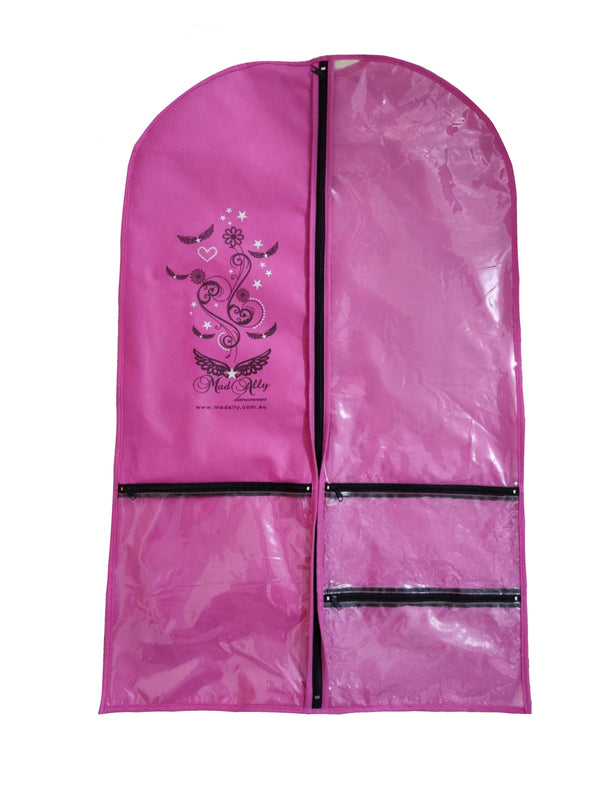 Mad Ally Hot Pink and Black Garment Bag