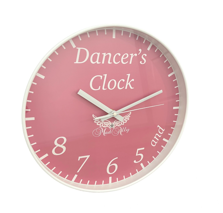 Pink Designer Clock Dancer's Clock - Pink – Attitude Australia
