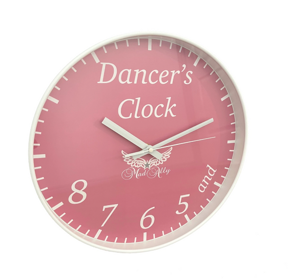 Dancer's Clock - Pink