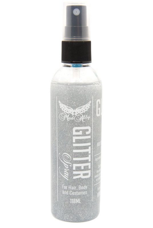 Glitter Spray; Silver