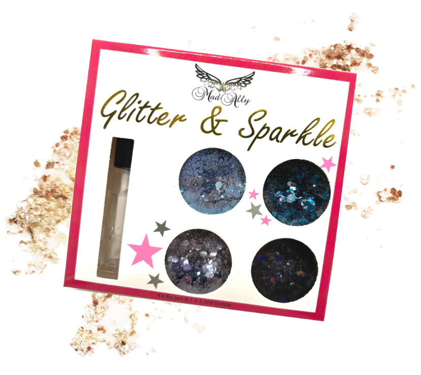 Mad Ally Glitter & Sparkle - Black