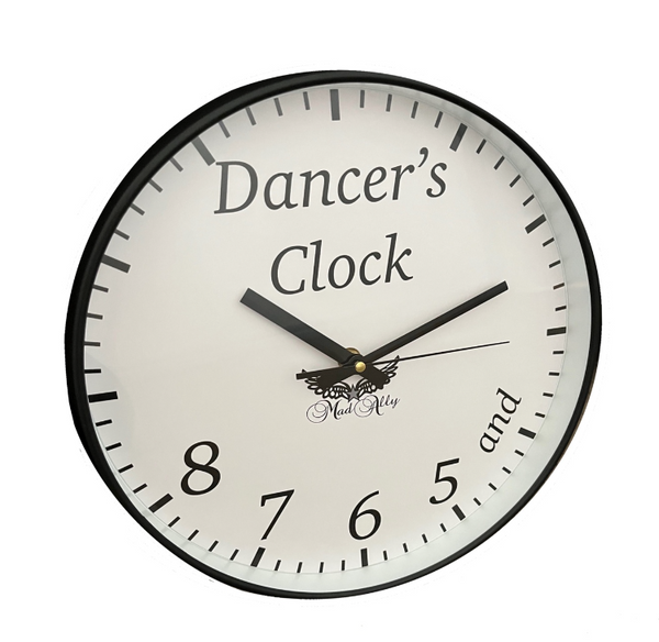 Dancers Clock - White