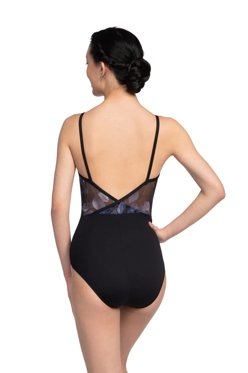 AinslieWear Nora Leotard with Falling Leaves Print (1126FL)