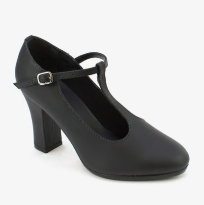 CH103 - So Danca 3" Leather T-Strap Chorus Heel