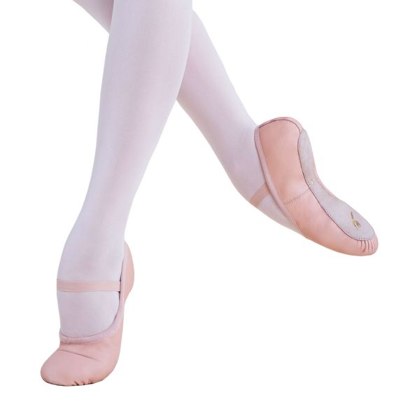 Energetiks Full Sole Ballet Shoe (Leather), Adult - Pink