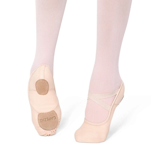 Capezio - Hanami Canvas Split Sole Ballet Shoe (Child)- Light Pink