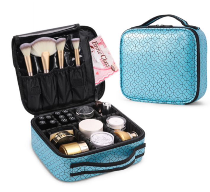 Mad Ally Small Make Up Case - Black Pattern