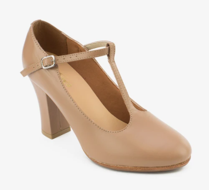 CH103 - So Danca 3" Leather T-Strap Chorus Heel