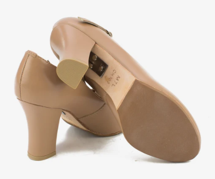 CH103 - So Danca 3" Leather T-Strap Chorus Heel