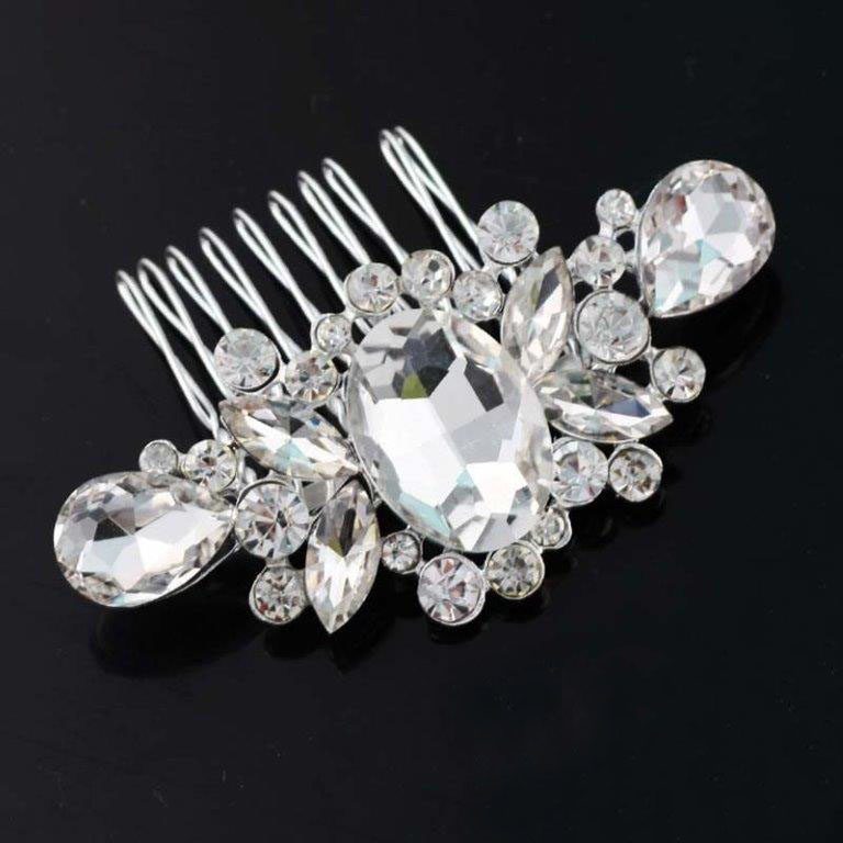 Clara Rhinestone Hair Comb