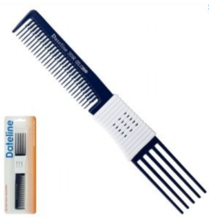 Teasing Comb - Dateline Professional Blue Celcon 301R Plastic – 20cm
