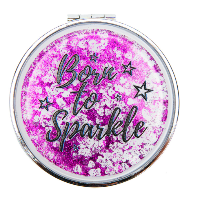 Mad Ally Compact Mirror- Born To Sparkle