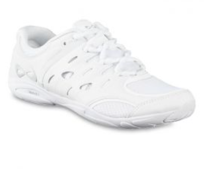 White nfinity 2025 cheer shoes