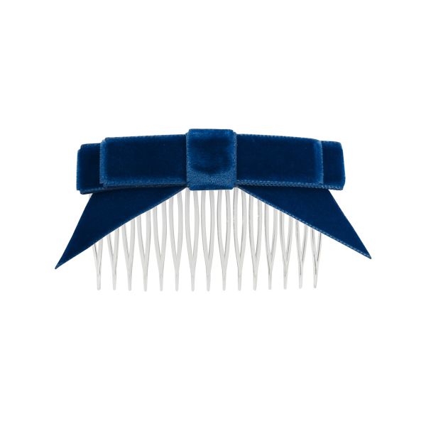 Energetiks - Velvet Hair Bow with Comb & Tails