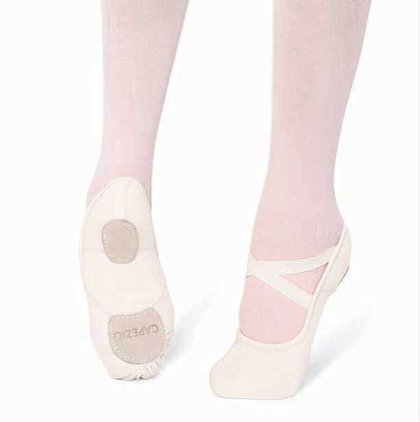 Capezio - Hanami Canvas Split Sole Ballet Shoe (Adult) - BLACK/WHITE