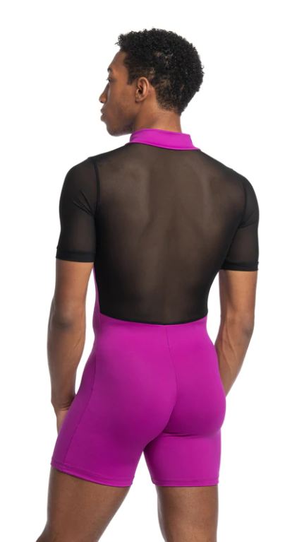 Josh Unitard with Mesh - AW210ME - Magenta