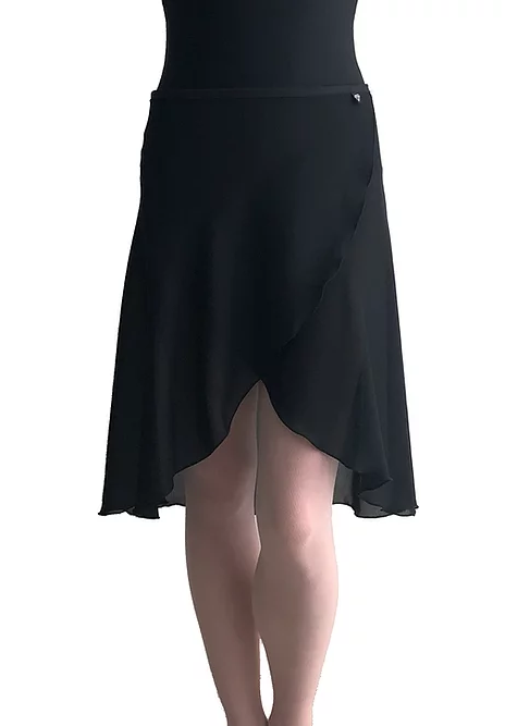 Long Wrap Skirt - Black
