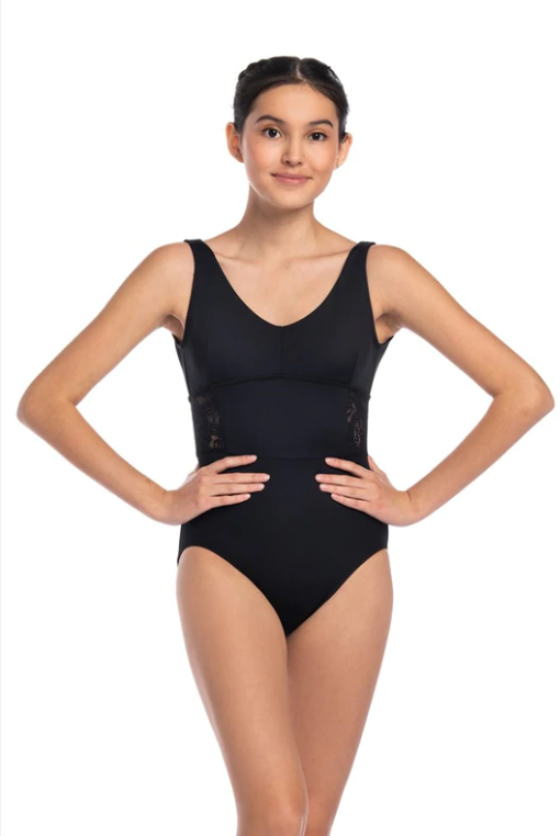 Girls Zip Front with Lola Lace – Dancewear Online