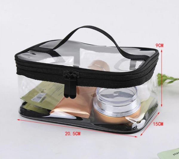Clear Make Up Case Rectangle Medium